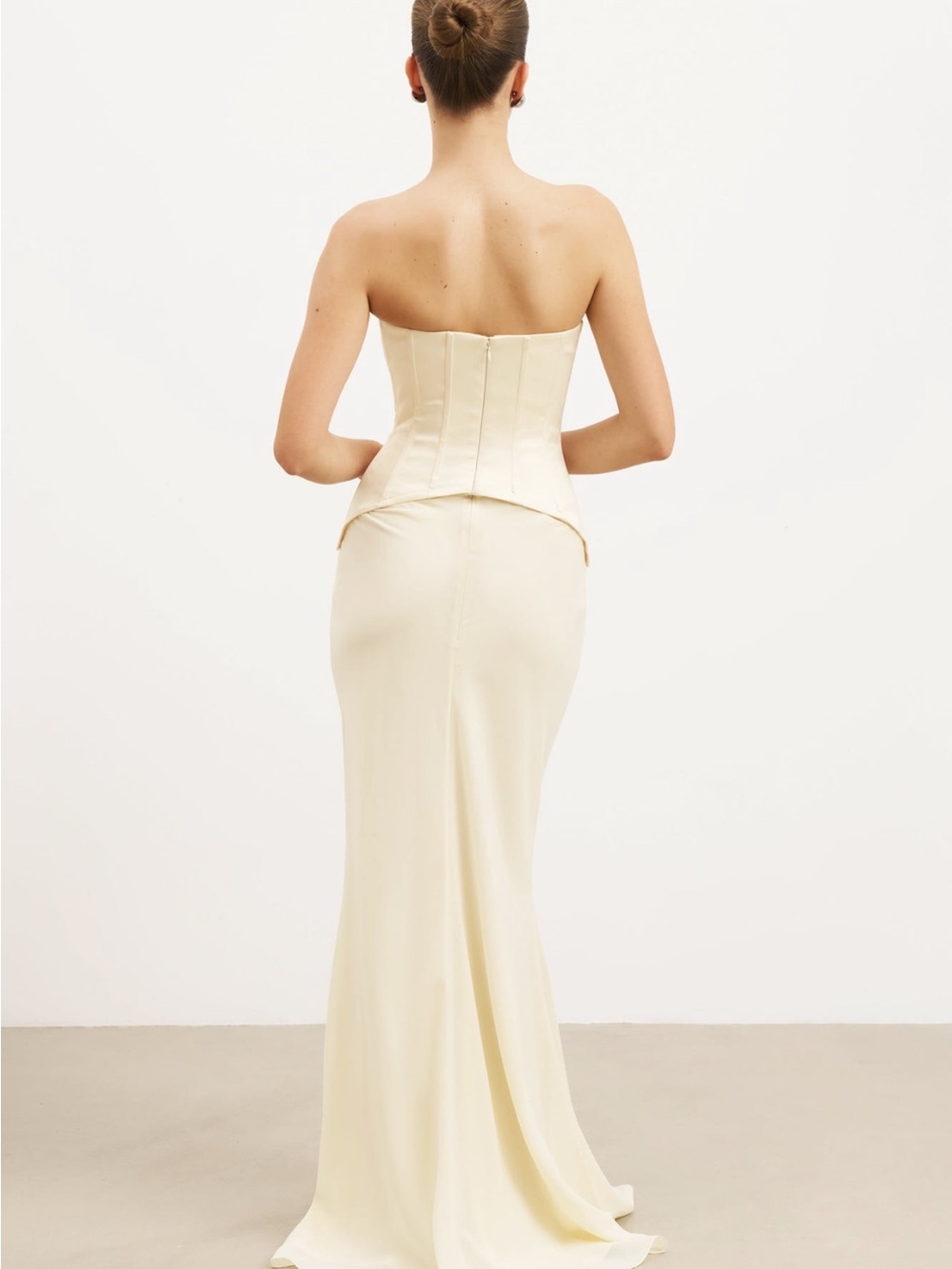 Satin Corset Gown - Because of Alice - Picture 3 of 4
